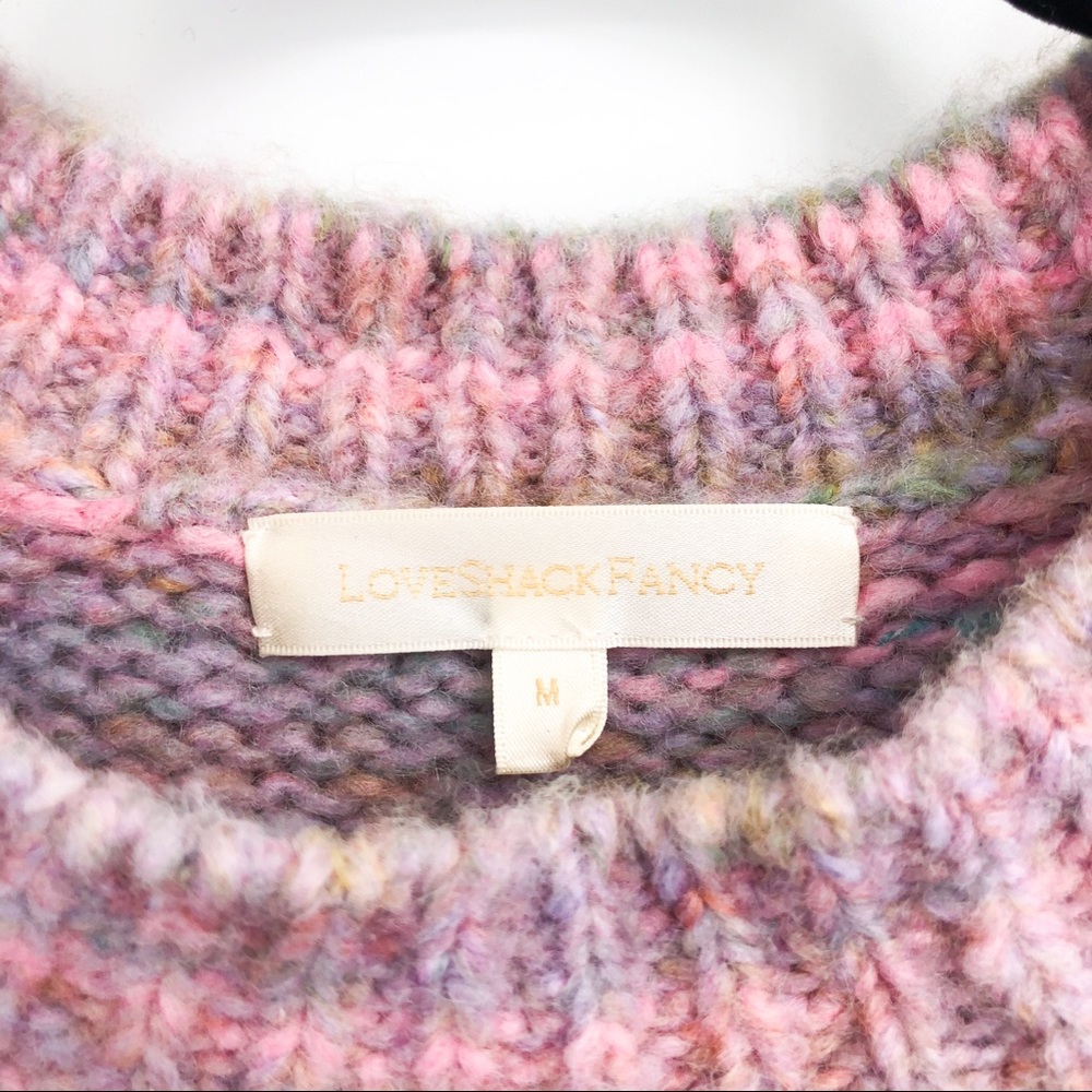 Loveshackfancy Aquarius Pullover Chunky Knit Swea… - image 5